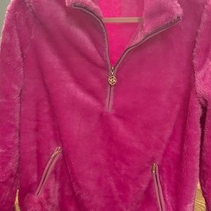 Lilly Pulitzer Hot Pink Fleece NWOT Small